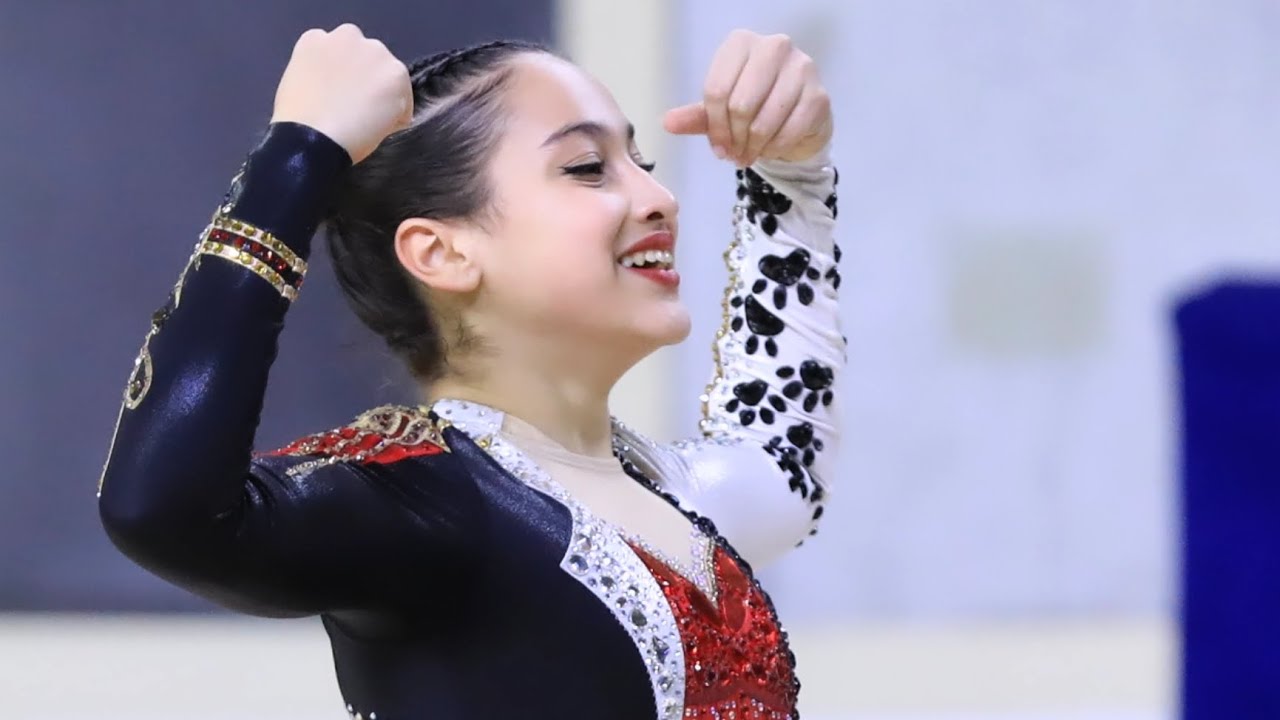 Ruvina David national aerobic gymnastics championship egypt Feb 2025 junior IW