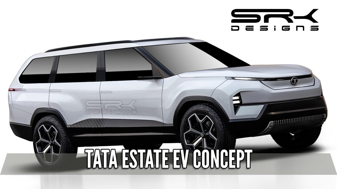 Tata Estate EV Concept based on the 2020 Sierra EV Concept - Rendering | SRK Designs