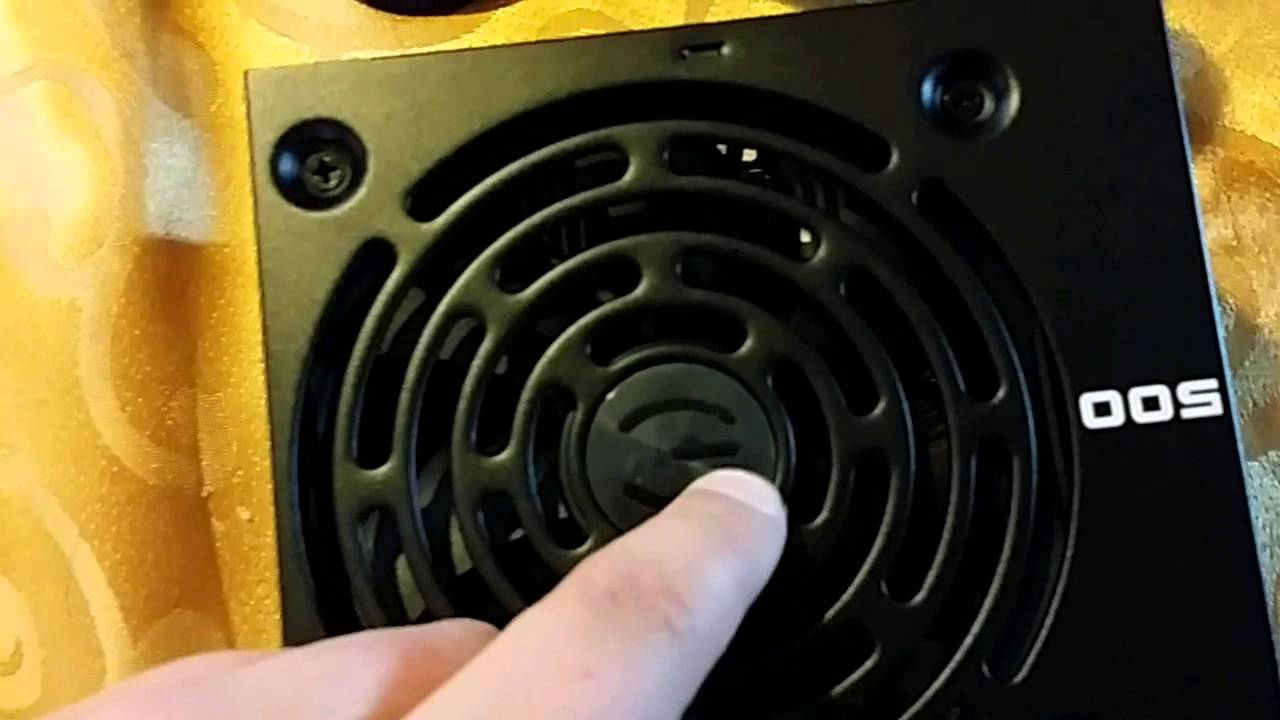 EVGA PSU 500w 80+ Unboxing