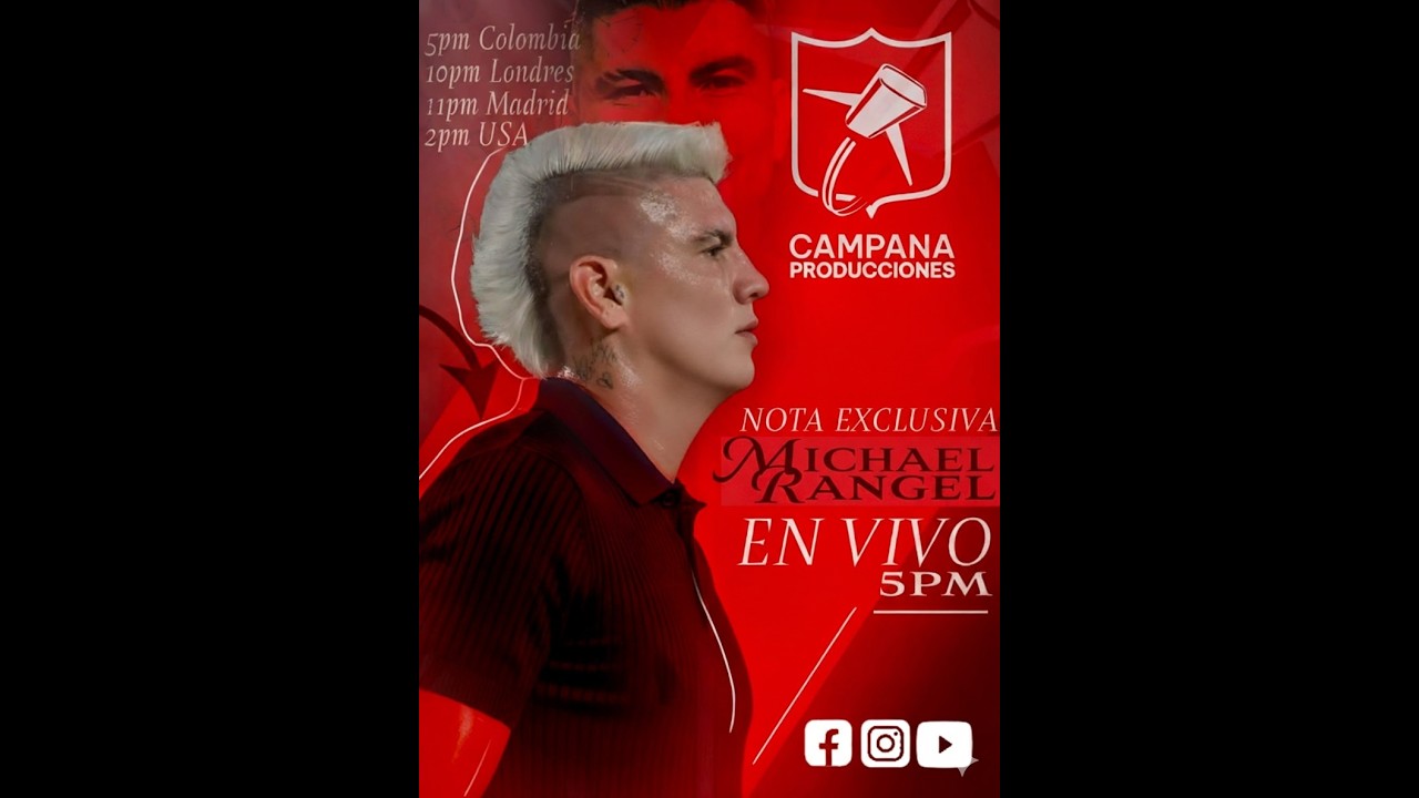 EN VIVO -  MICHAEL RANGEL - CAMPANAS PRODUCCIONES - 04 DE FEBRERO👹🎙- ⚽🔥