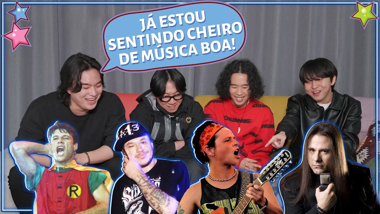 BANDA COREANA REAGE A LENDAS DO ROCK BRASILEIRO (COM SURL)