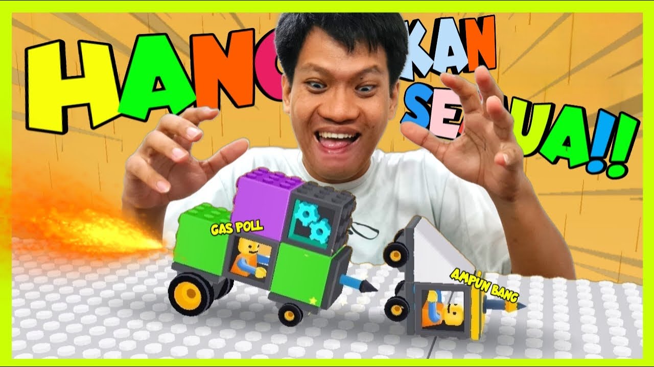 MEMBUAT SENDIRI MOBIL PERANG SUPER SEDERHANA TAPI GG GIMANG WKWK!!! Toys Gameplay [INDO]