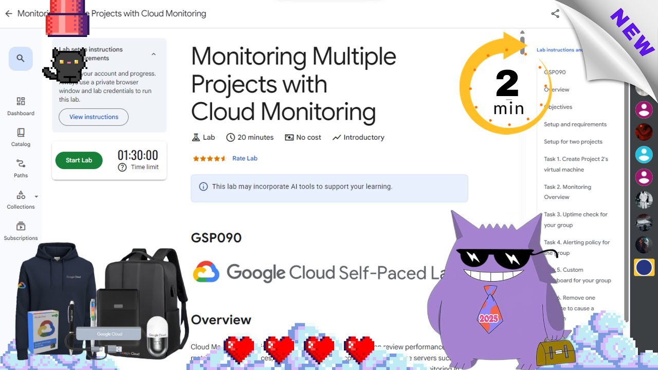 Monitoring Multiple Projects with Cloud Monitoring  #2025 | #GSP090 |#qwiklabs |#Solution