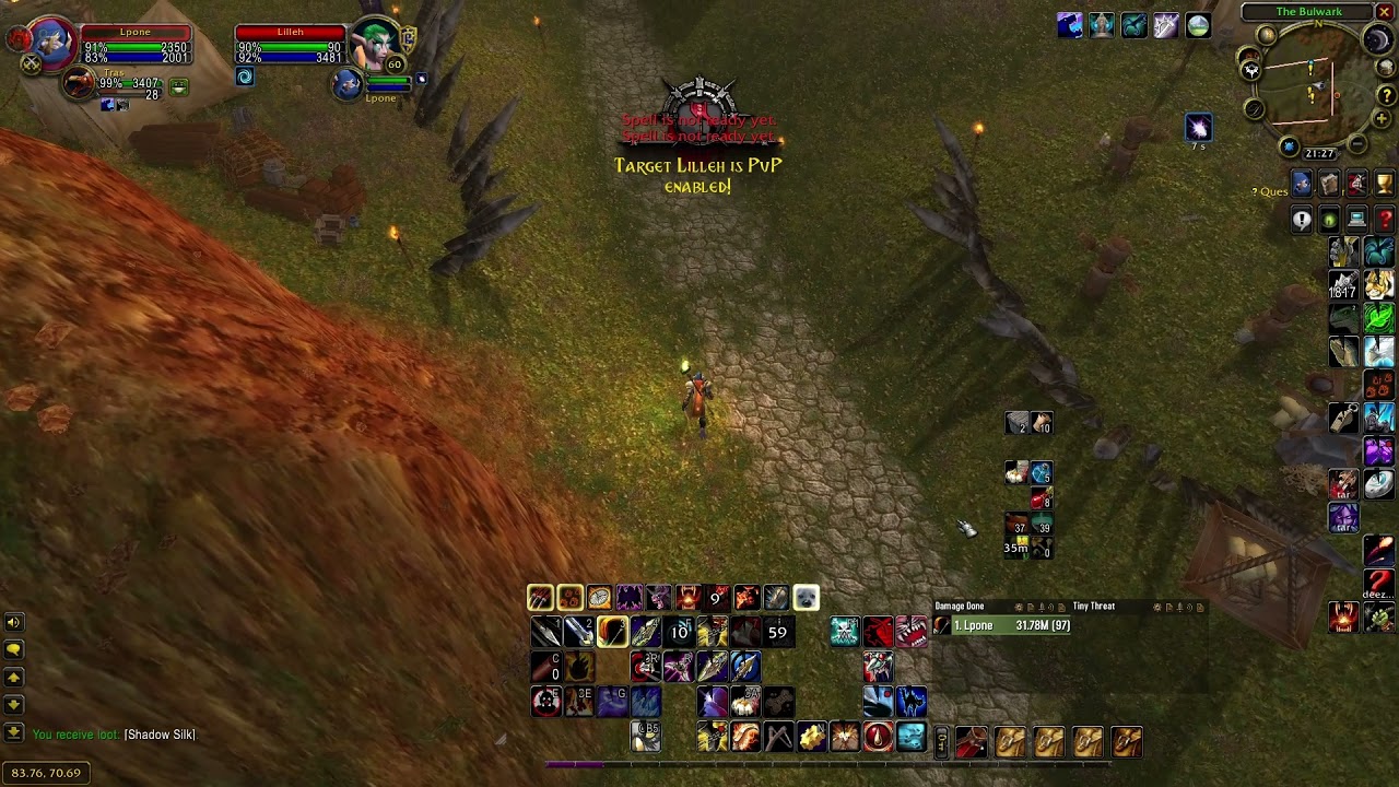 WoW SoM HC PVP SERVER death at 58
