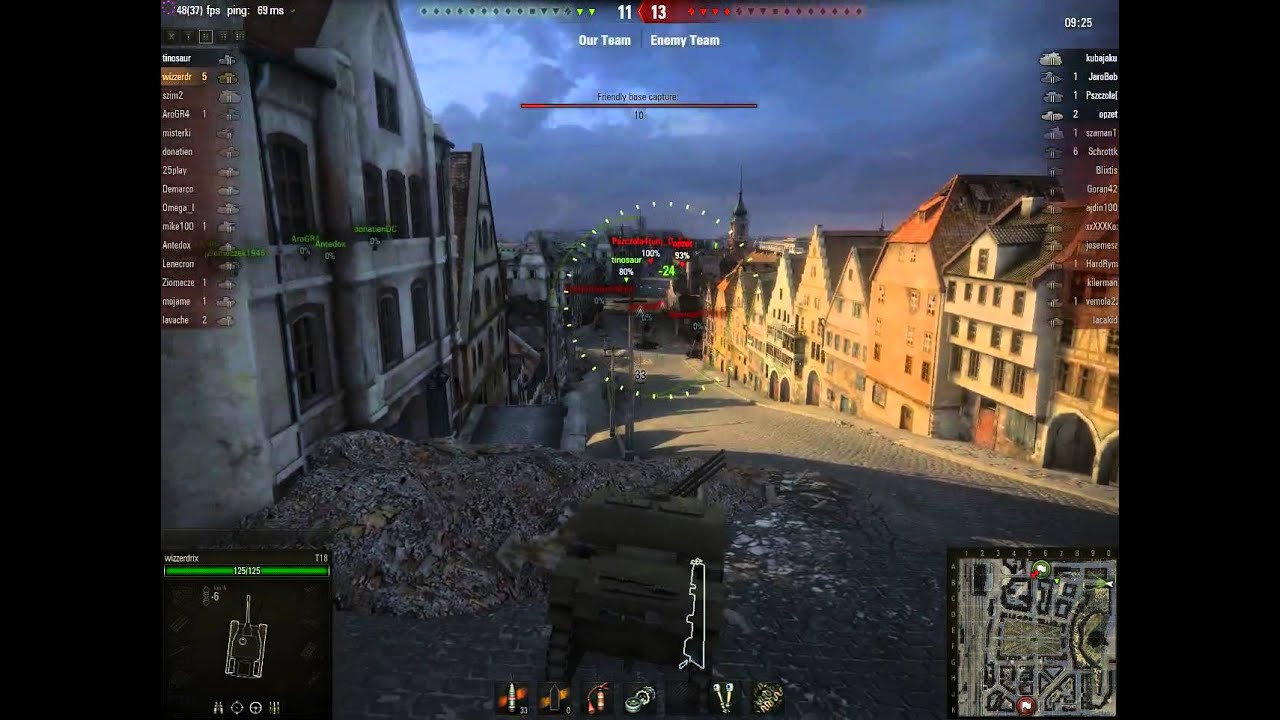 World of Tanks - T18 - 9 kills - De Langlade's Medal