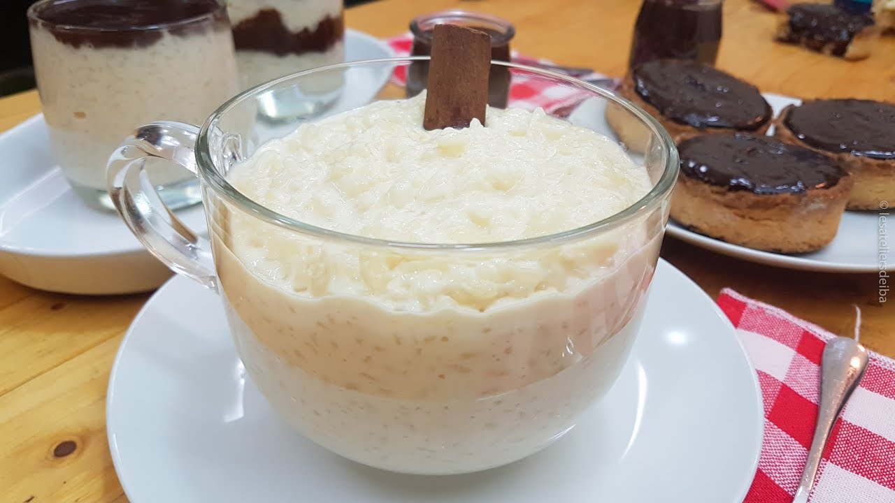 Riz au Lait Creme au Chocolat et Tarte