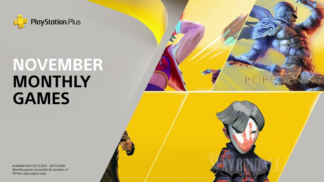 PS Plus Monthly Free Games - November 2021