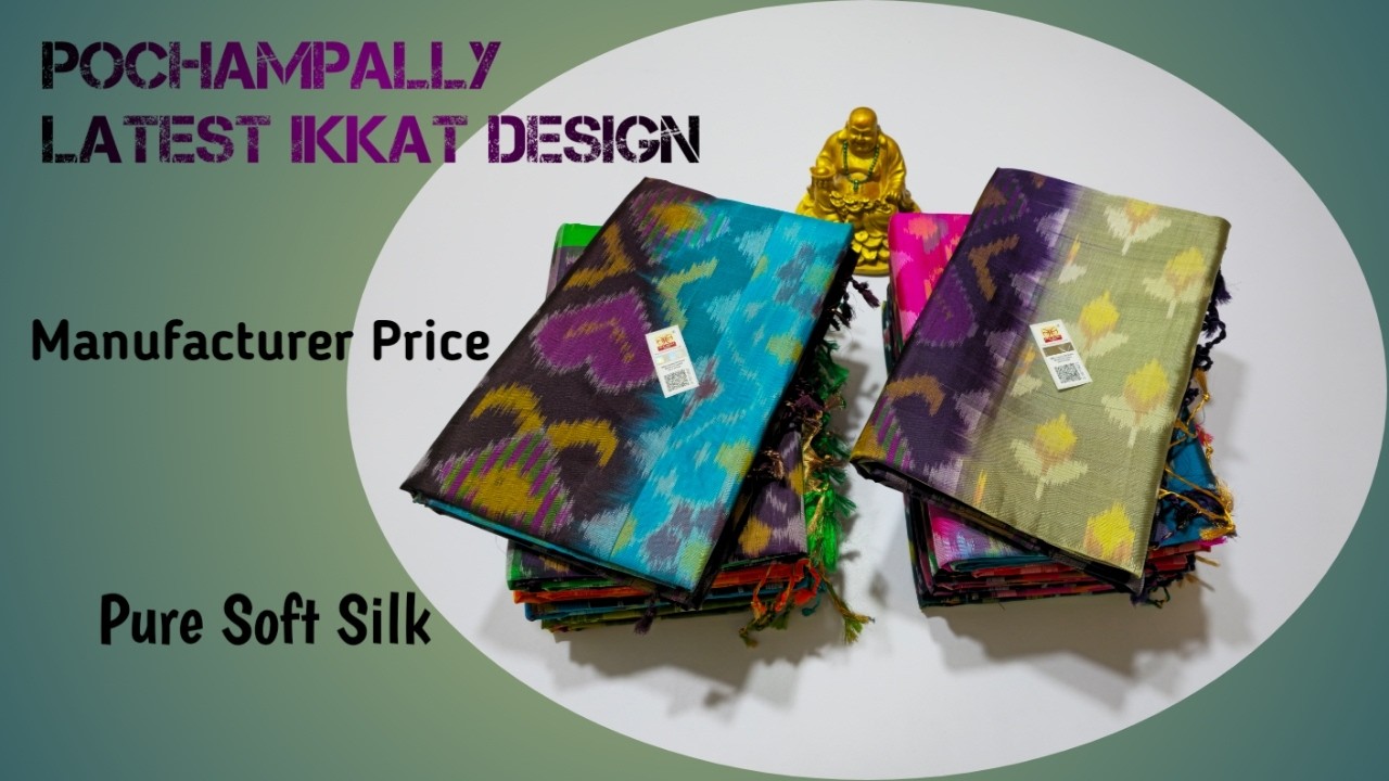 Awesome Pochampally Silk Sarees | Special Edition Ikkat Design | Direct Manufacturer Price Online