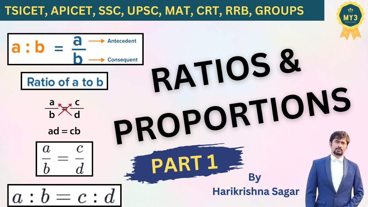 Master Ratios and Proportions | Ace Your Aptitude Test - Shortcuts & Tricks By Harikrishna Sagar