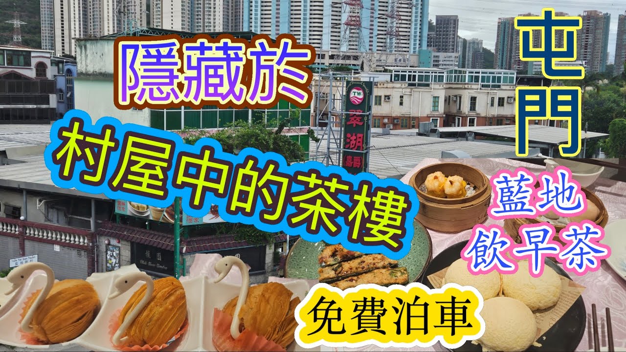 [香港茶樓系列]隱藏於屯門村屋中的酒樓🥢飲早茶 特別環境配特色點心 翠湖嘉爵園林酒家 藍地兆康 免費泊車🚘🚙屯門美食 香港美食 留港消費 自費項目2025