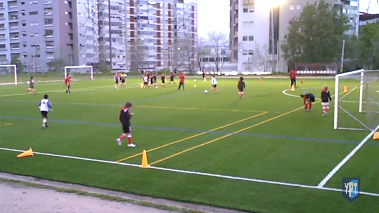 SL Benfica u13 4 v 2 attacking | counter-attacking | defending | transition | possession | finishing