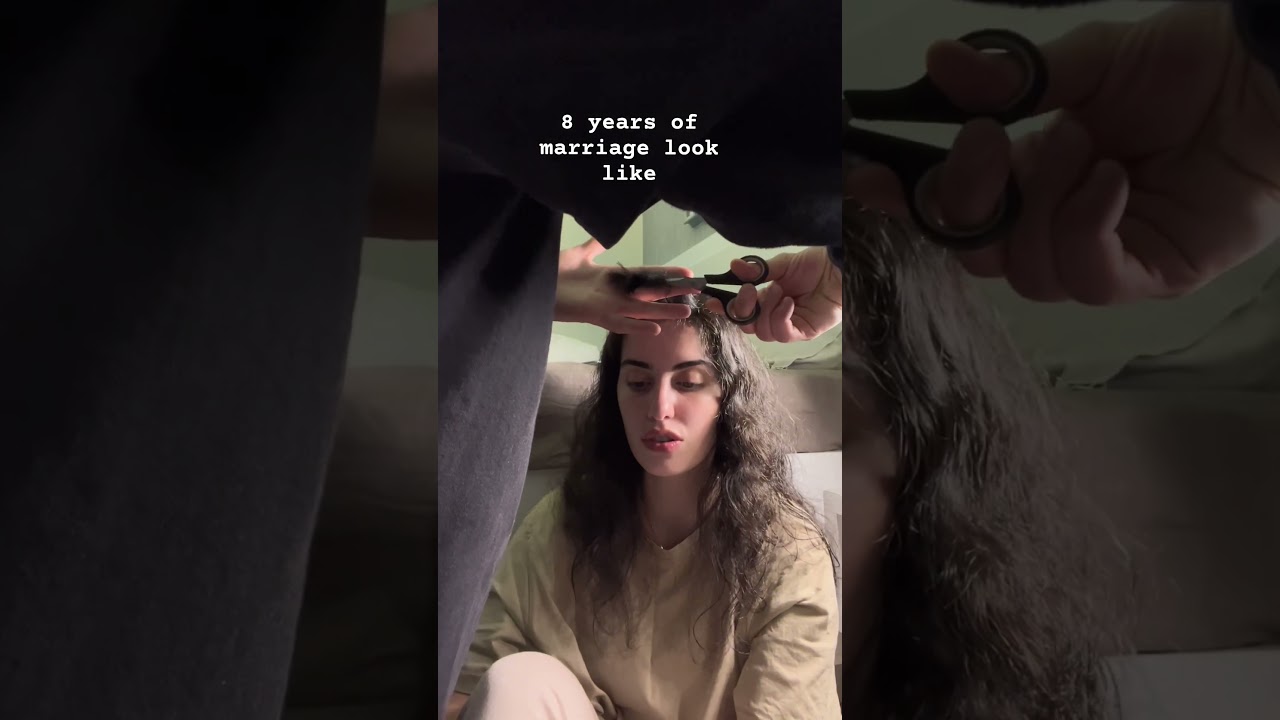 My husband cuts my hair