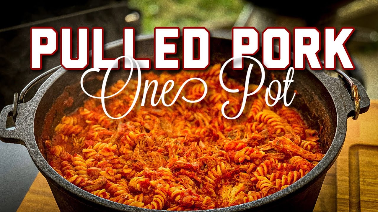 Pulled Pork One Pot Pasta - Es kommt zusammen was zusammen gehört!! #OnePot #Pasta #PulledPork