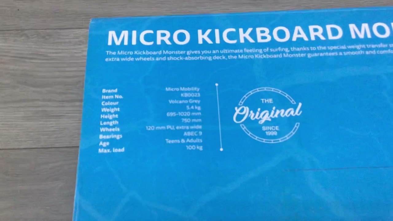 Micro Scooter Monster Kickboard Grey 🛴