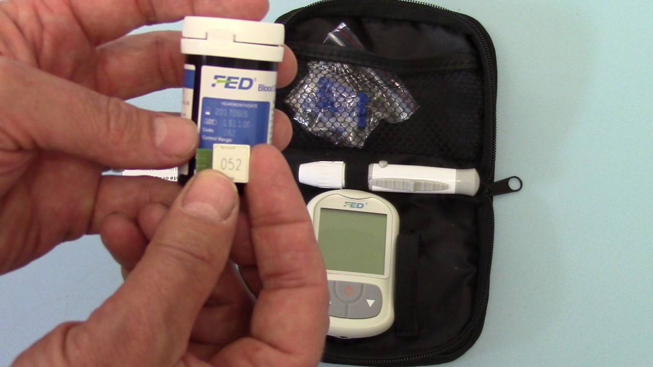 FED BGM-II Blood Glucose meter set up. How to set up the blood glucose meter for the first time