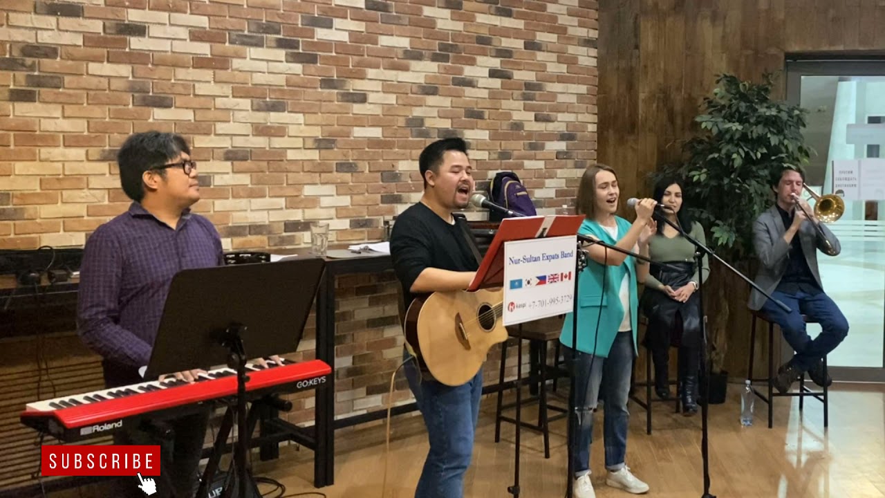 Say Something, A Great Big World, Christina Aguilera cover by Nur-Sultan Expat Band