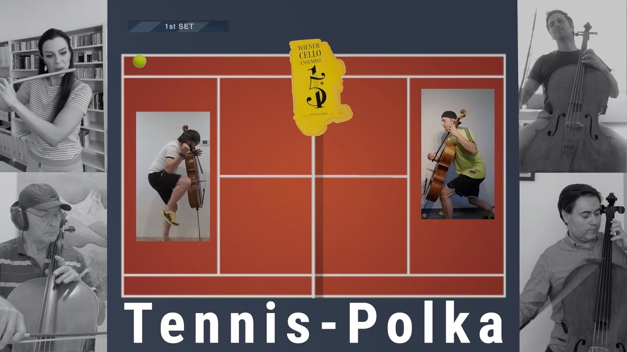Tennispolka / Wiener Cello Ensemble 5+1 - PONG Video