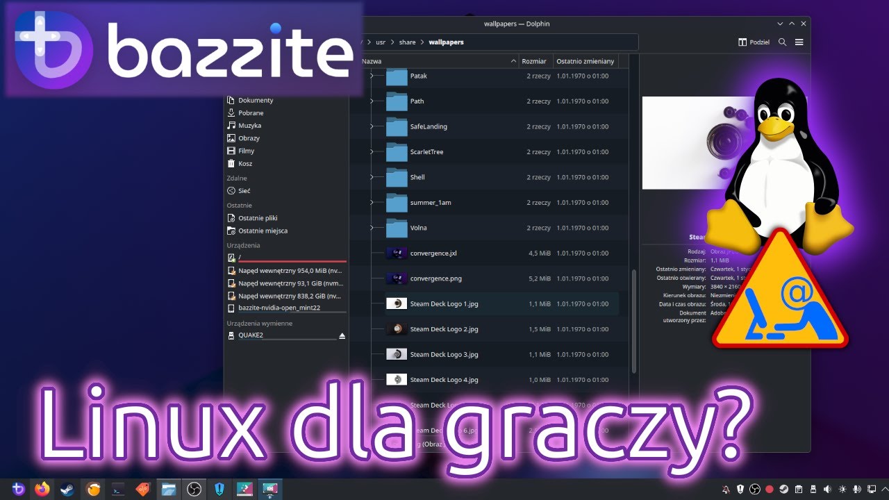 Linux Bazzite - system dla graczy?