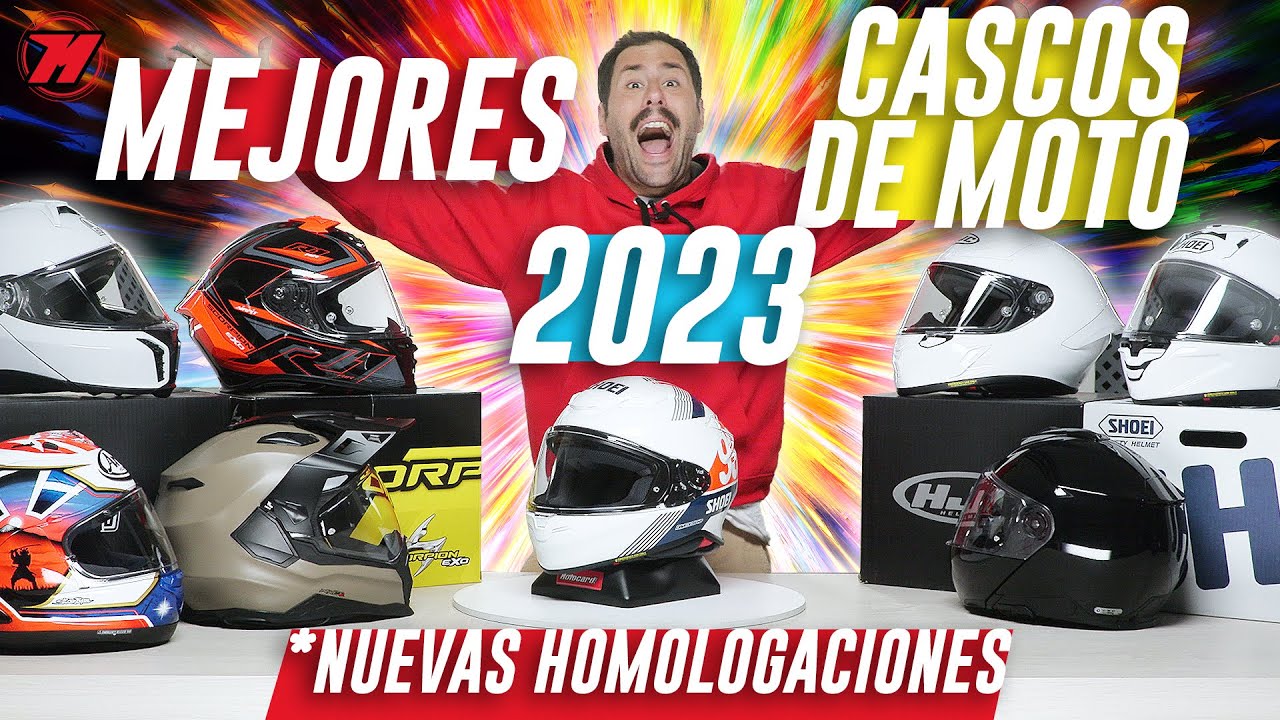 Los MEJORES CASCOS DE MOTO. ¡Guía definitiva 2023! 🚨