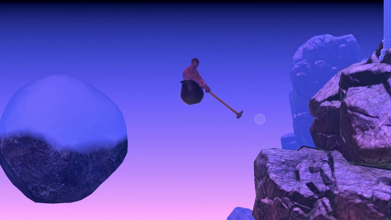 My personal best time on Getting Over It with Bennett Foddy : 00h05m52.720s
