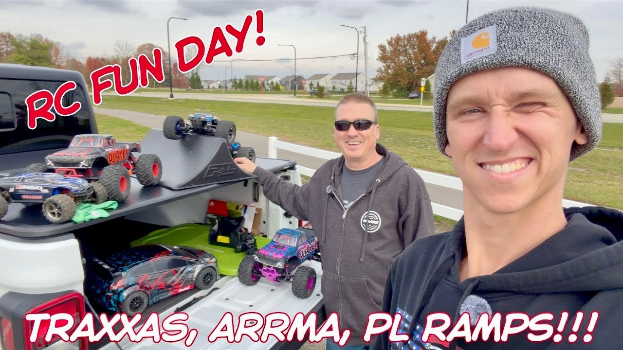 День веселья на рампах Arrma, Traxxas и Proline!