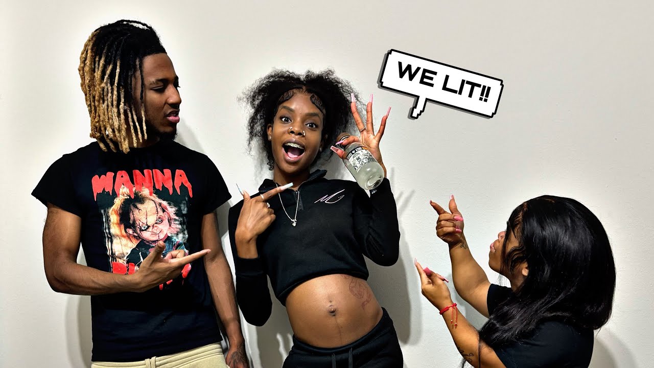 DRINKING WHILE PREGNANT PRANK ( HE WENT CRAZY )😱