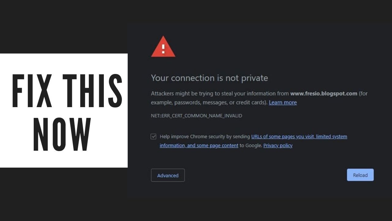 Blogger Connection Not Private Fix | 100% Working Solution | Blogger Tutorial