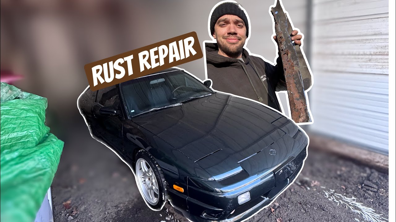 240sx проходит реставрацию от ржавчины!!!