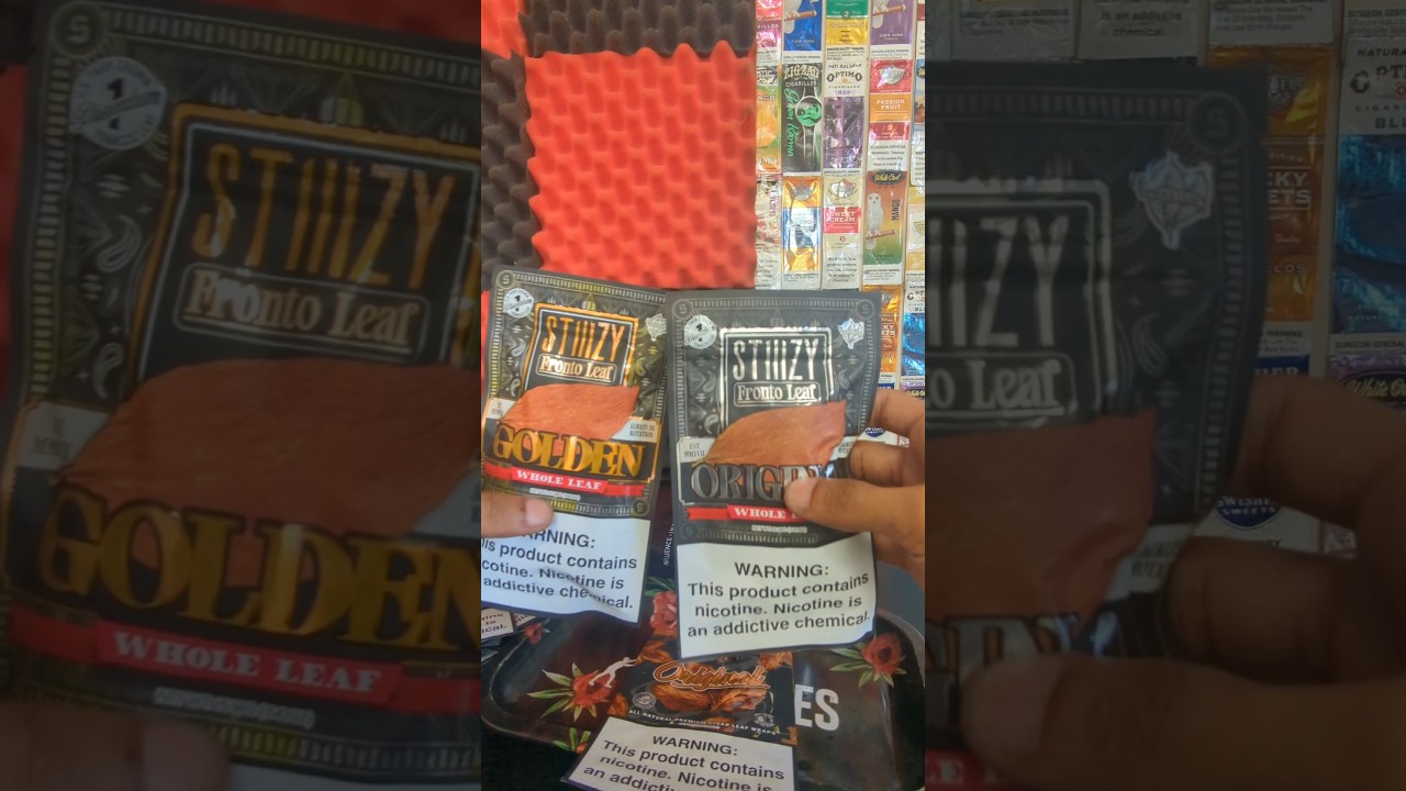 STIIIZY FRONTO LEAF WRAPS!!! #stiiizy #frontoleaf #blunt #bluntwrap