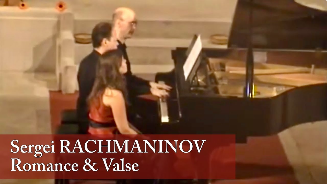 Sergei Rachmaninov ◆ Romance & Valse ◆ Piano 6 mains/hands