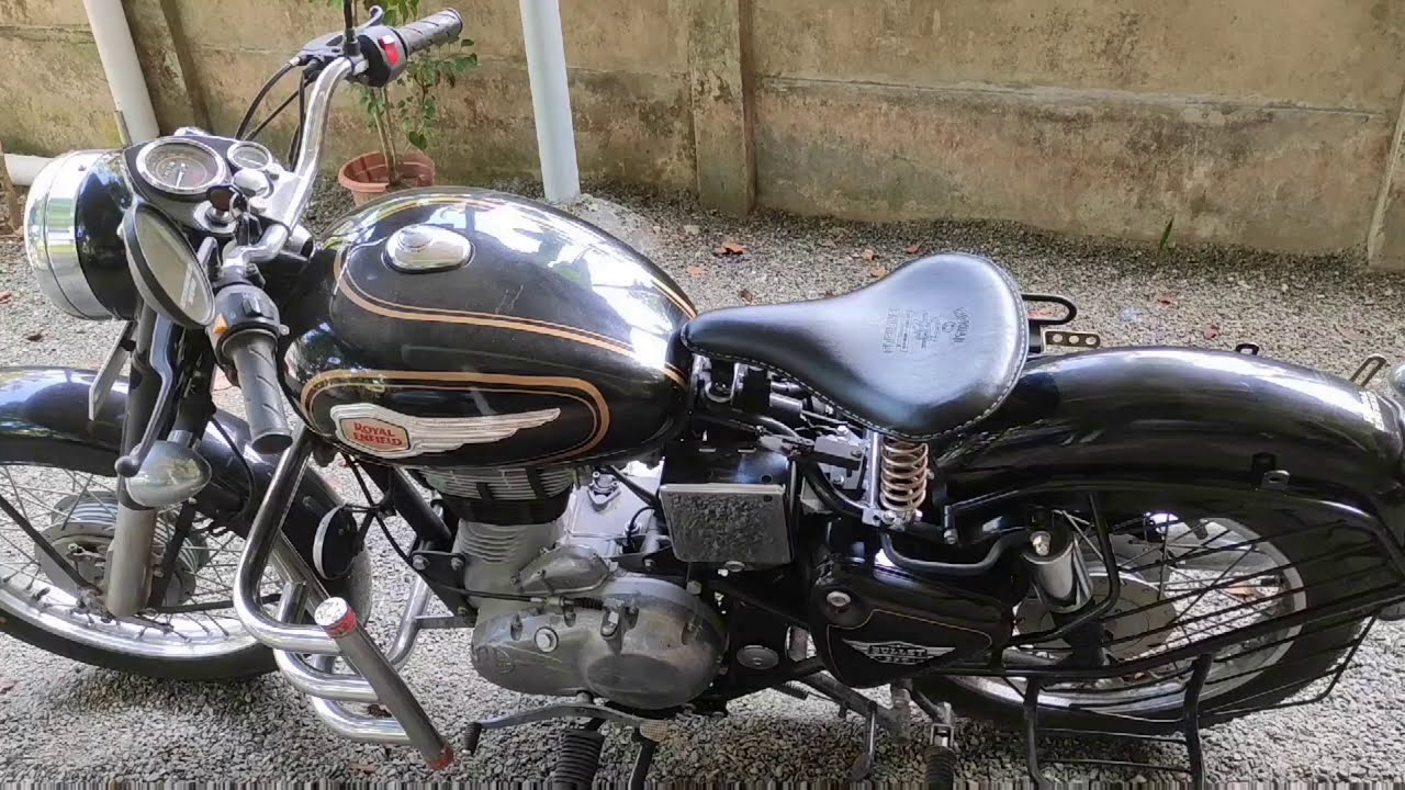 Royal enfield standard bullet 350 single seat