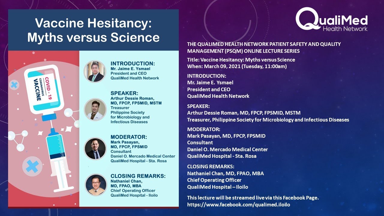QHN.tv - Vaccine Hesitancy: Myths versus Science