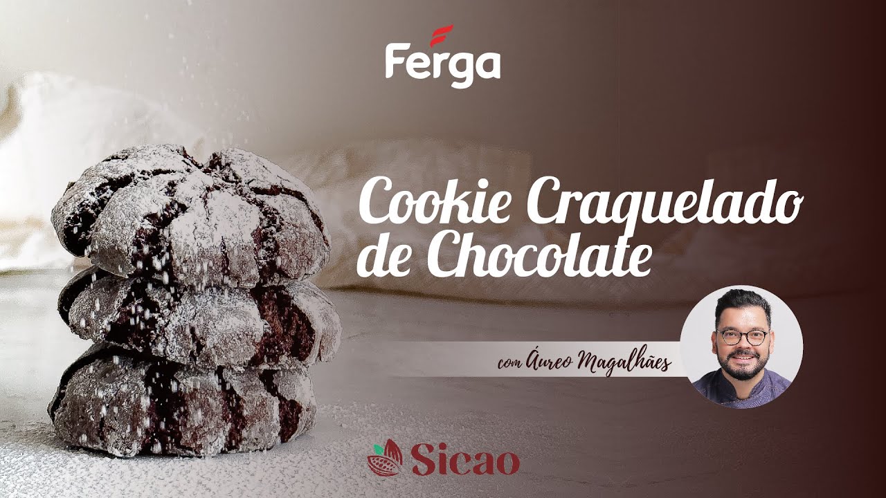 Cookie Craquelado de Chocolate 