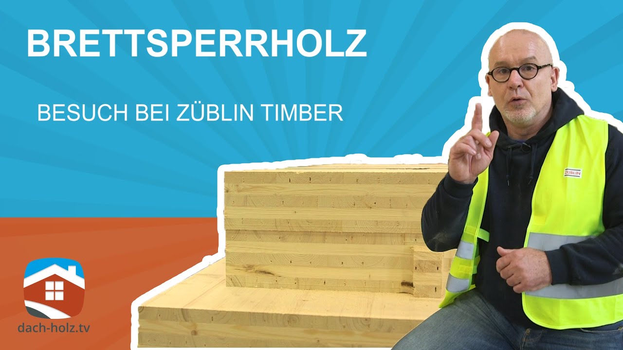 Wie wird Brettsperrholz hergestellt? Zu Besuch in Aichach | dach-holz.tv