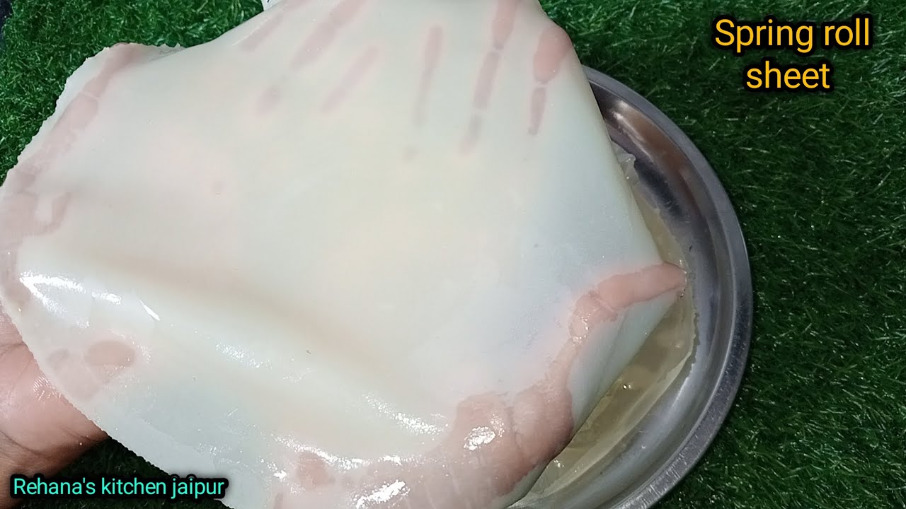 Spring roll sheet Recipe | spring roll sheet banane ka tarika | Home made spring roll sheet