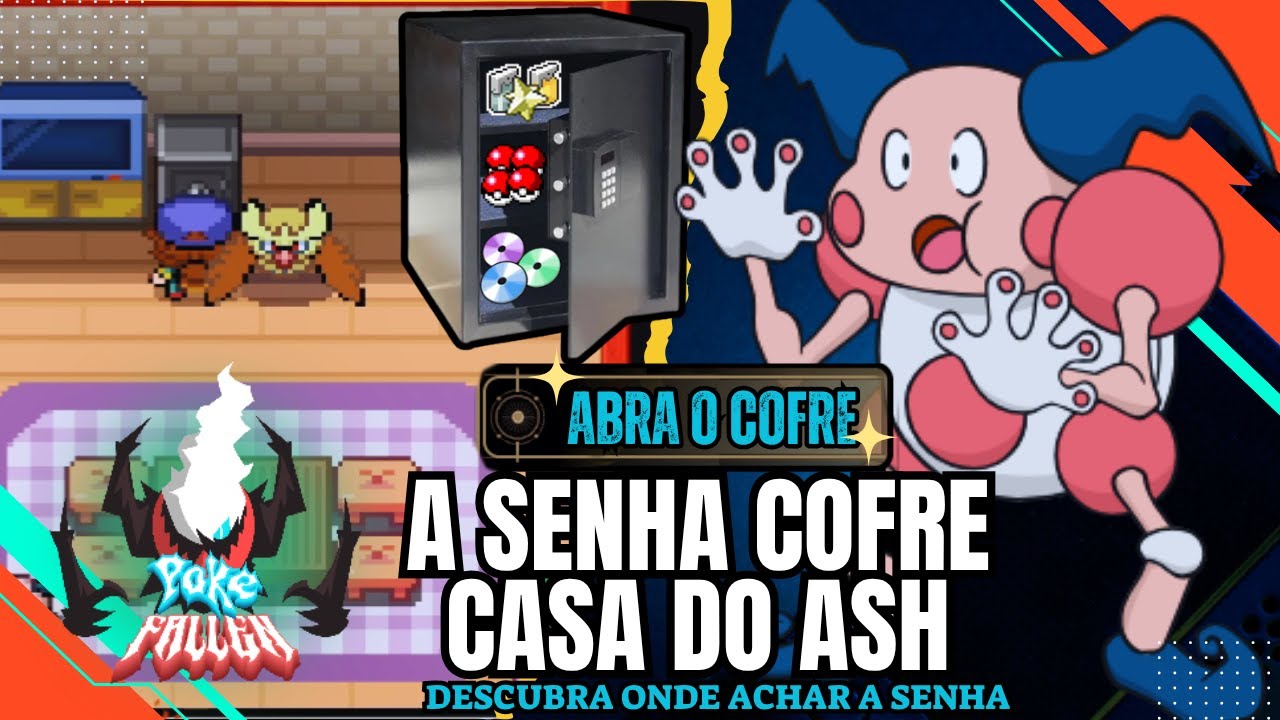 POKEFALLEN - v13.0-T9 : COMO ABRIR O COFRE - CASA DO ASH | LOCALIZAÇÃO DA SENHA!! (PC-FANGAME) 🇧🇷