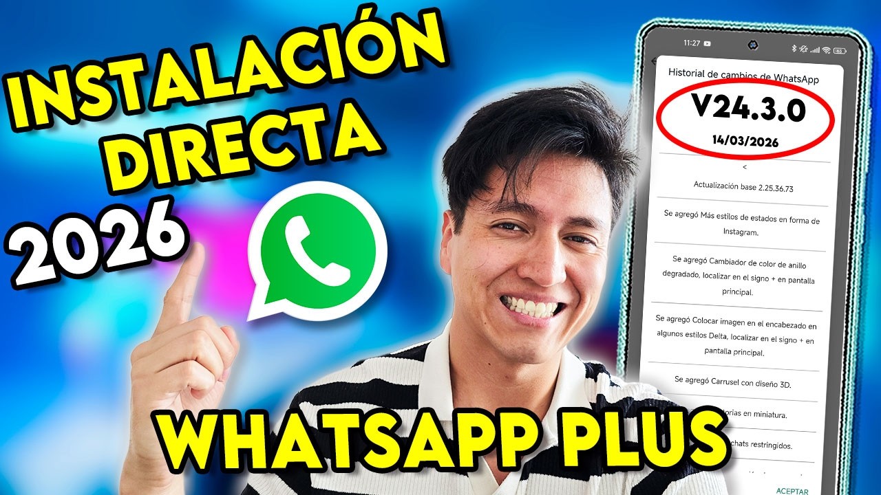 WHATSAPP PLUS ULTIMA VERSI&Oacute;N SIN VINCULACI&Oacute;N MARZO 2026 🔥DESCARGAR WHATSAPP PLUS SIN VINCULACI&Oacute;N