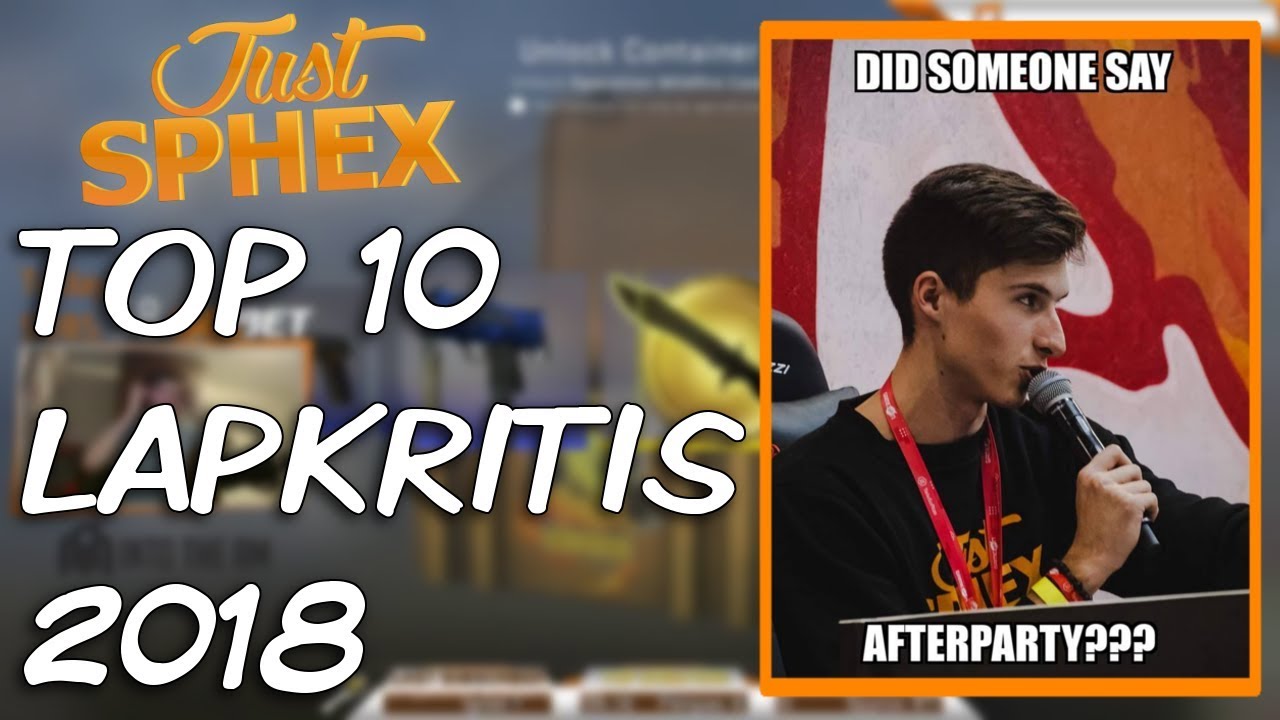 TOP 10 POPULIARIAUSI JUSTSPHEX STREAM MOMENTAI | LAPKRITIS 2018