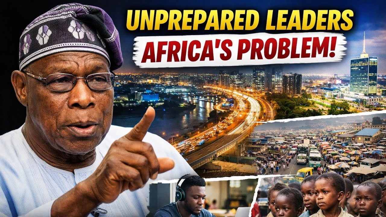 BREAKING ‼️Unprepared Leaders Are Africa’s Problem – Obasanjo  