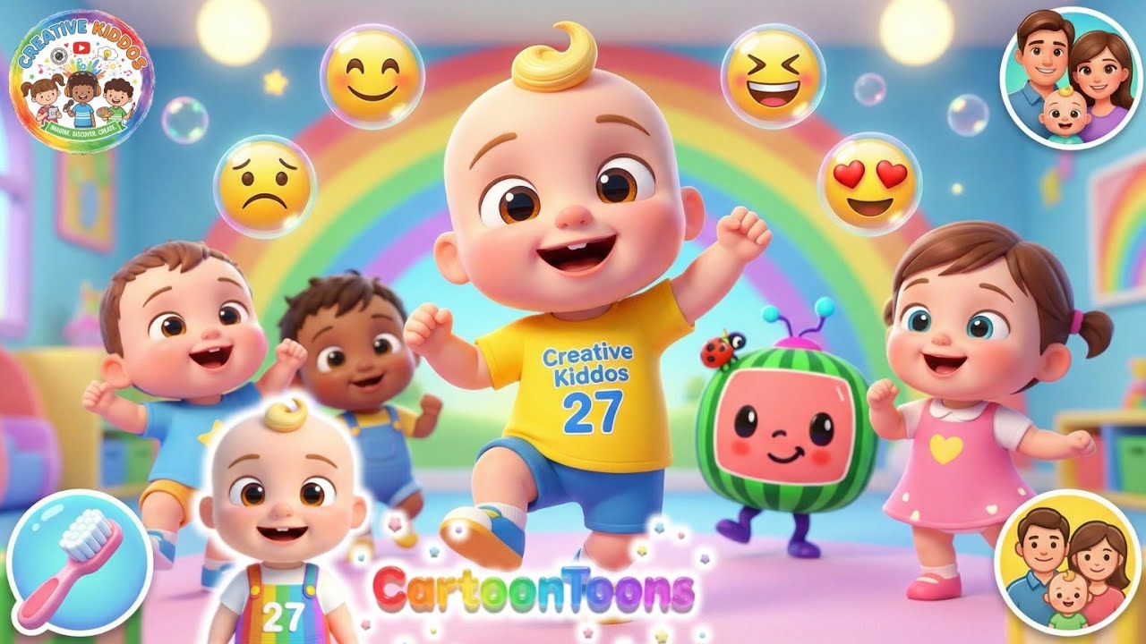 Learn Feelings with Fun & More Kids Songs | Learn Emotions, Dance & Sing Along!  @creativekiddos27