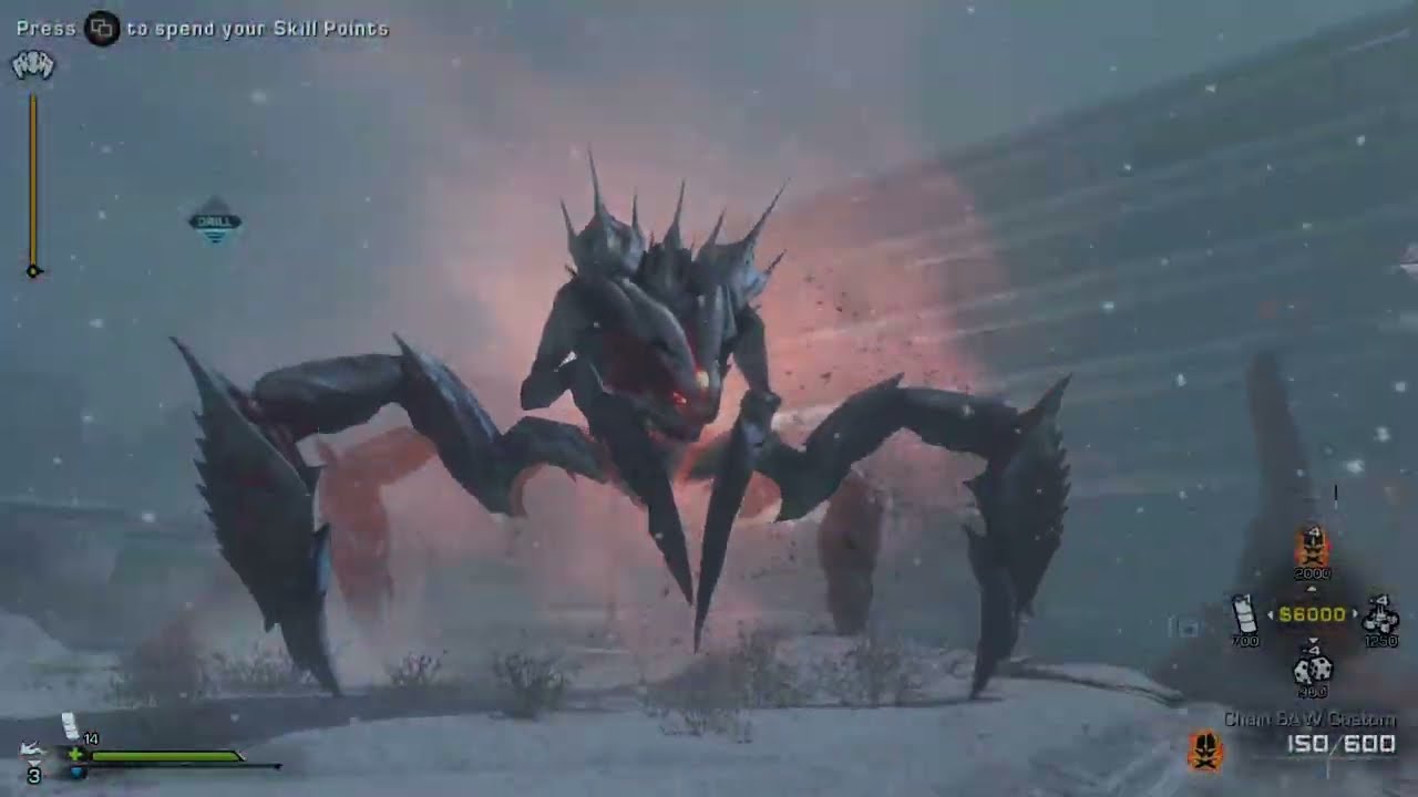 Nightfall with Cryptid Slayer Ammo & Double Class is Peak - CoD Ghosts: Extinction