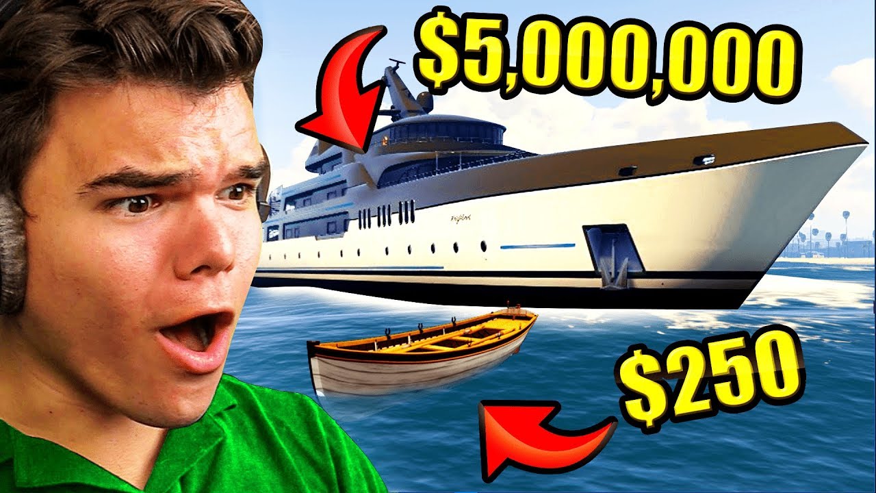 CHEAPEST vs. Most EXPENSIVE Boat In GTA 5!