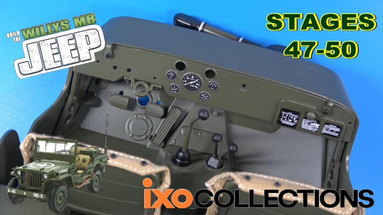 Build the IXO Collections Willys MB Jeep Stages 47, 48, 49, and 50 | ASMR