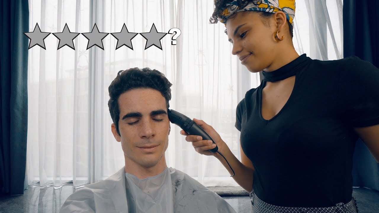 ASMR: Zero Experience Парикмахерская делает мне стрижку! Дайте свой рейтинг