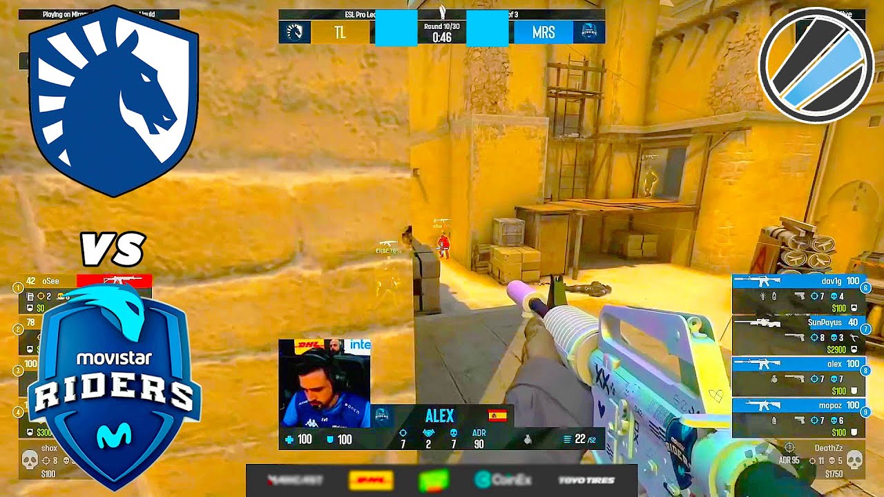 ШИКАРНЫЙ МАТЧ!! - Liquid vs Movistar Riders | ESL Pro League 15 (CS:GO)