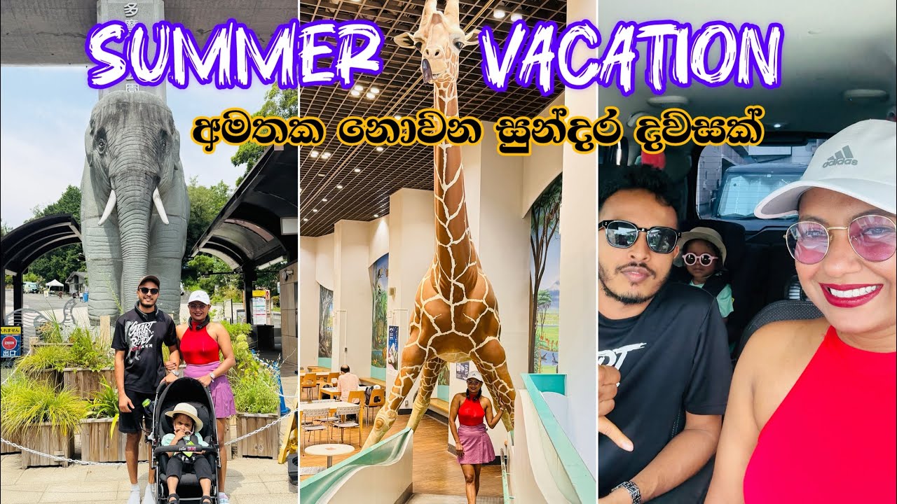 අපේ ගිම්හාන නිවාඩුව | ජීවිතය කෙටි චාරිකාවකි... ඒක විදින්න 🏕️ මේ තමයි අපේ සතුට #lifeinjapan #love 