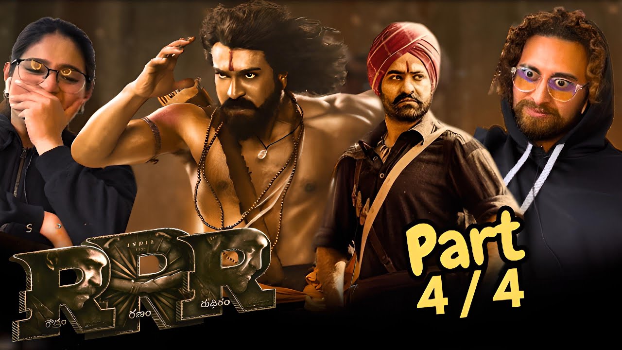 Реакция на фильм RRR, часть 4 и обзор | SS Rajamouli | Ram Charan | NTR Jr. | Ajay Devgn | Alia B...