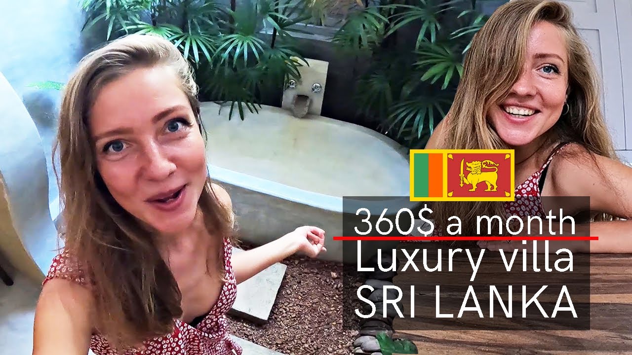 Luxury villa for 360$ a month in Sri Lanka