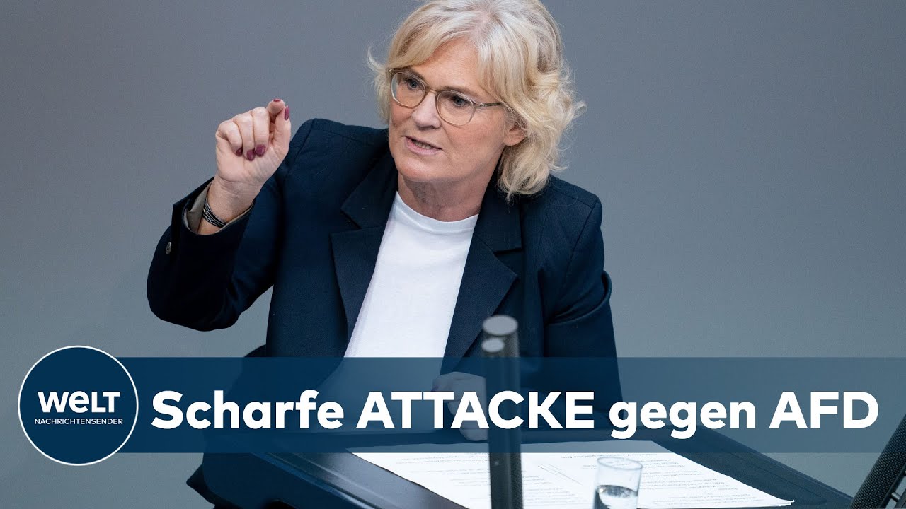 ZWISCHENRUFE DER AFD: Christine Lambrecht - 