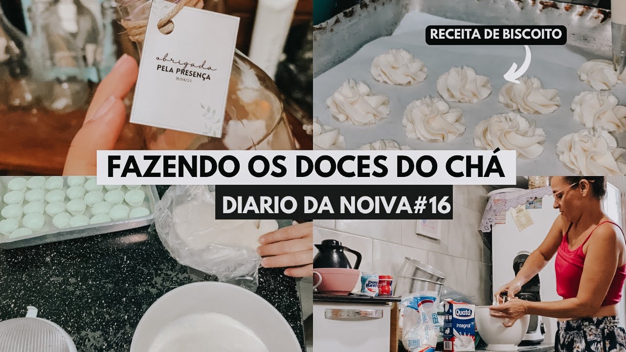 PREPARATIVOS DO CHA DE COZINHA pt3 * fazendo os doces do chá de cozinha* - DIÁRIO DA NOIVA ep16